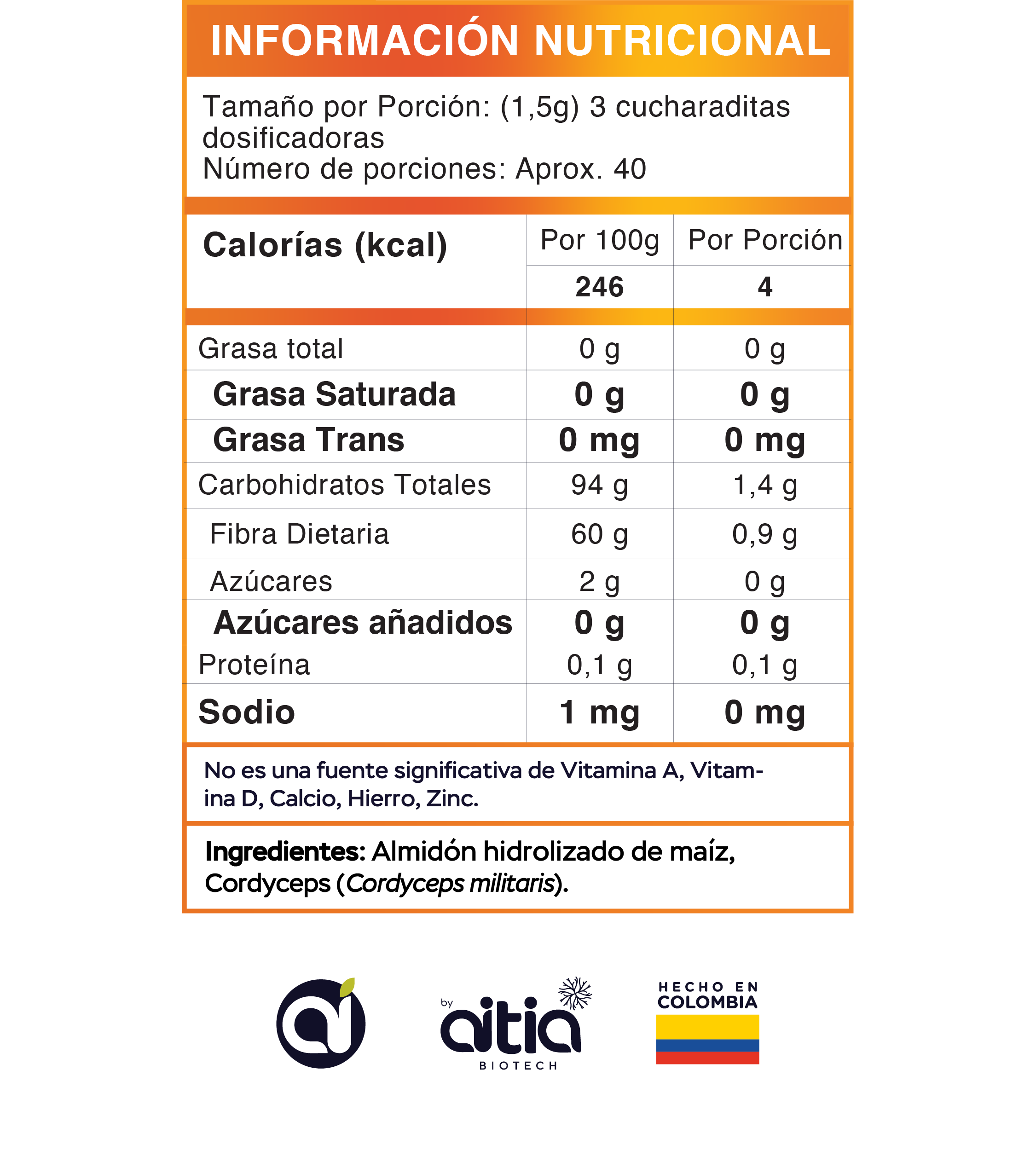 🍄 Cordyceps en Polvo (Cordyceps sinensis)
